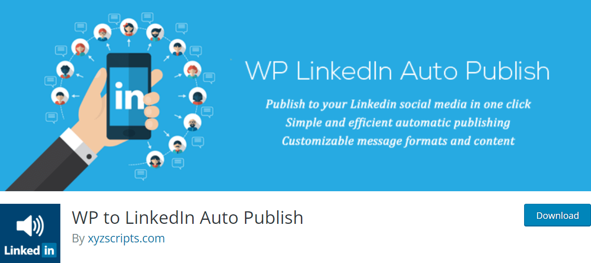 wp to linkedin autopublish